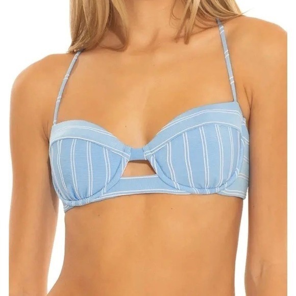 Isabella Rose Sugar On Top Underwire Bra Swimsuit Top Size Medium
